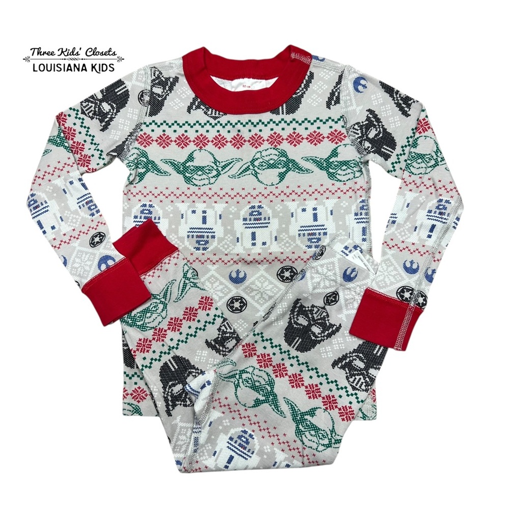 Hanna Andersson Sz 90 (3) Star Wars Christmas Pajamas